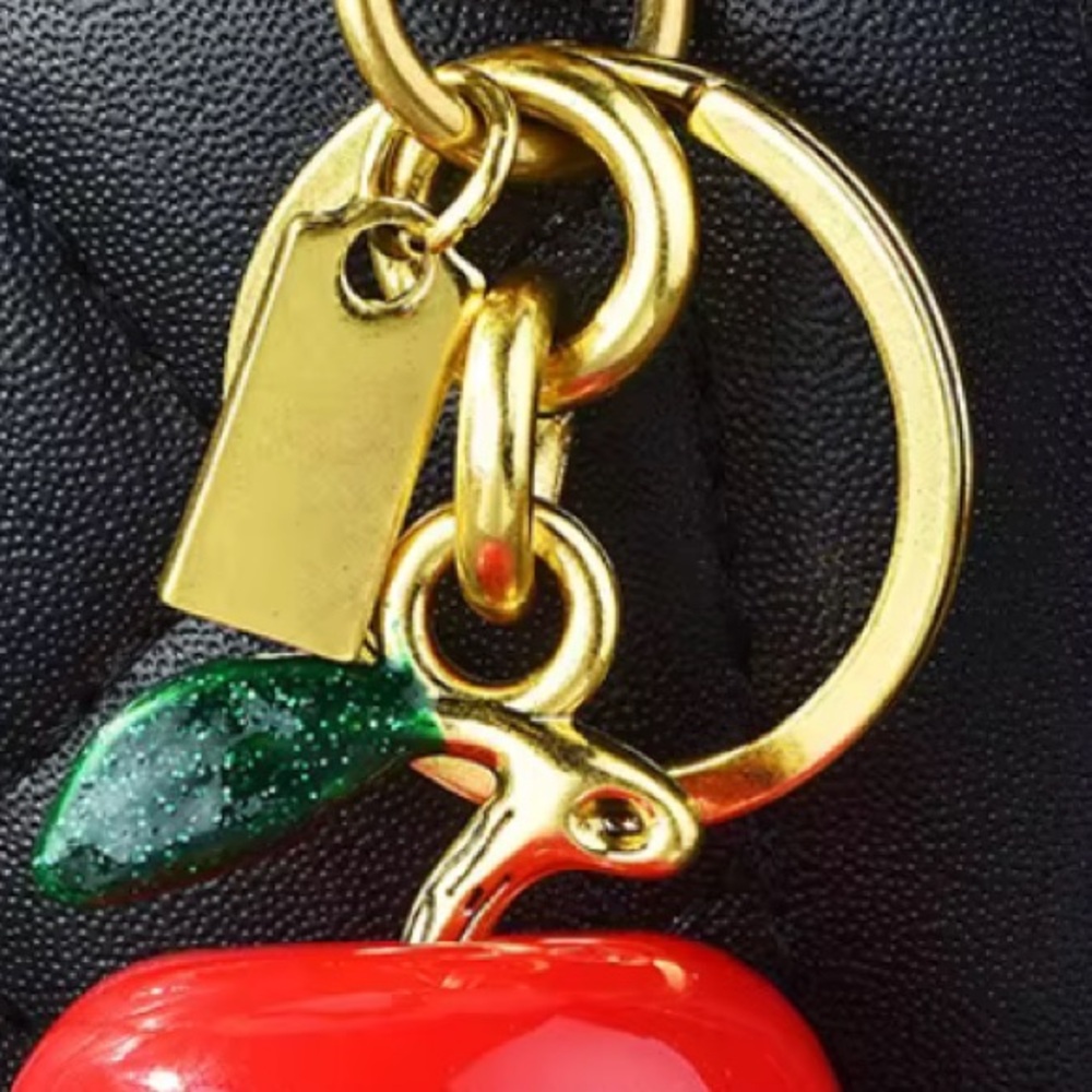 Apple Bag Charm/Key Chain. - Picture 6 of 7